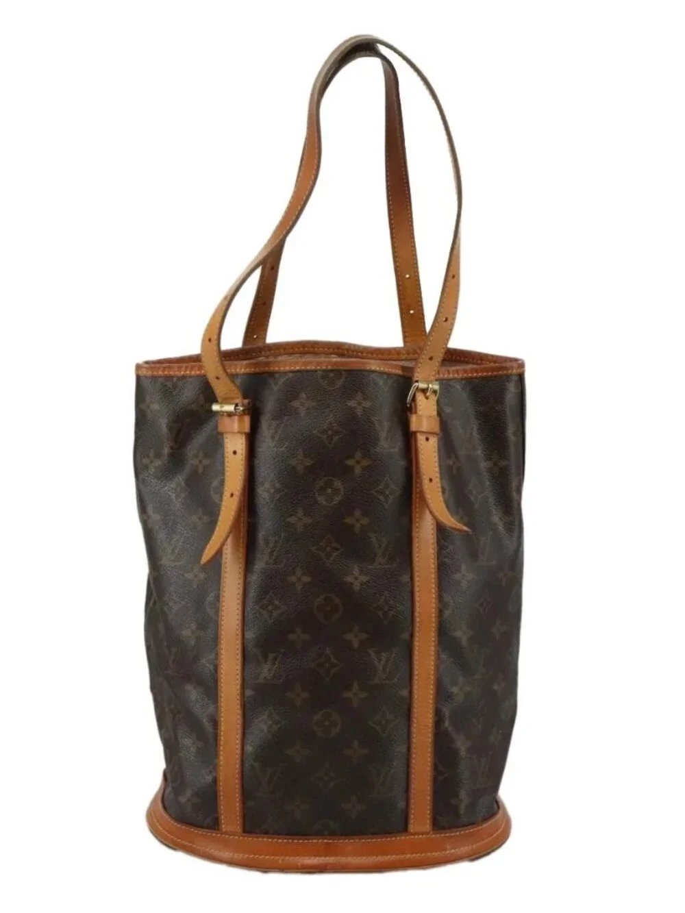 LOUIS VUITTON Monogram Bucket GM Shoulder Bag M42236 LV Auth